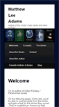 Mobile Screenshot of matthewleeadams.com