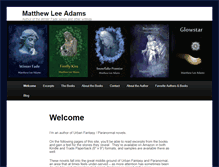 Tablet Screenshot of matthewleeadams.com